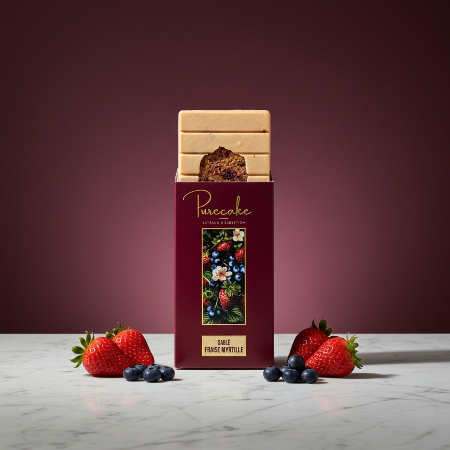 SABLÉ FRAISE MYRTILLE