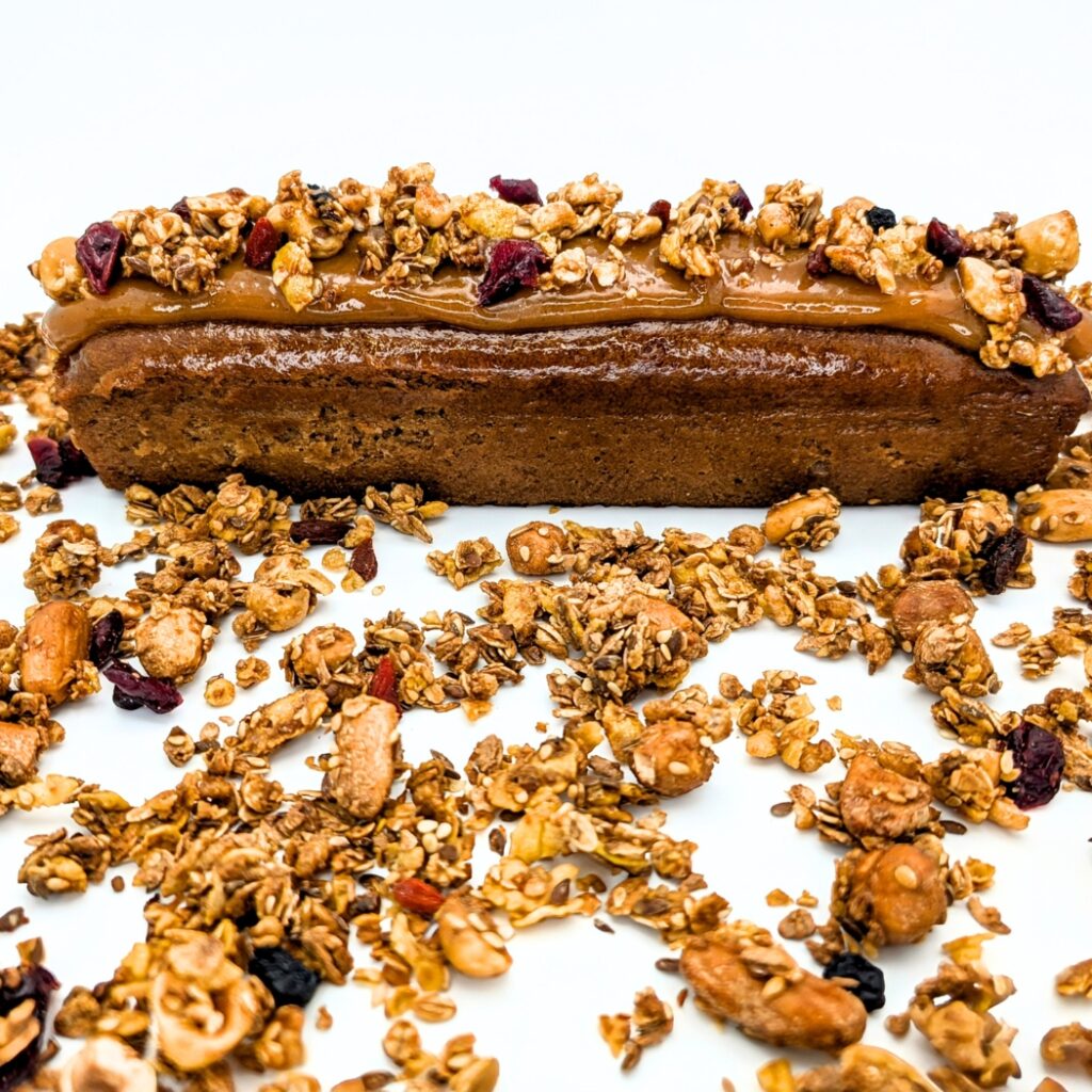 Cake Banane Granola vegan sans gluten Purecake