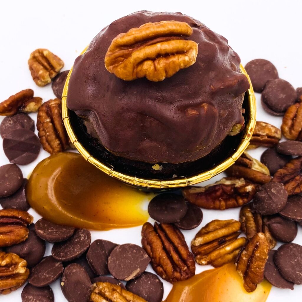 Cupcake Chocolat pecan vegan sans gluten Purecake 1