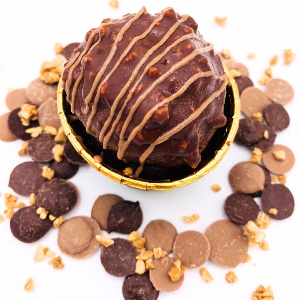 Cupcake Marbre Caramel vegan sans gluten Purecake 1