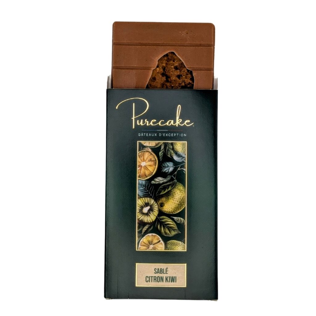 Sable Citron Kiwi sans gluten vegan purecake